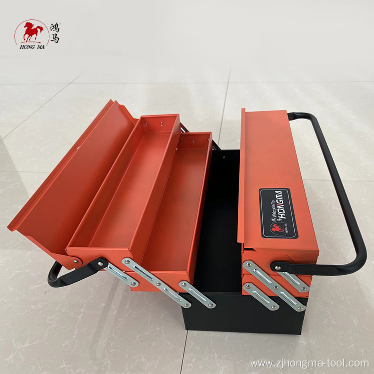 Metal roller cabinet tool trolley with working top