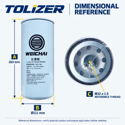 1000053555 Fuel Filter for Weichai Engines