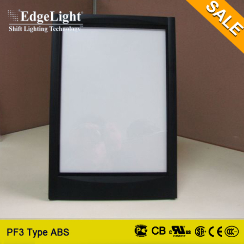 Edgelight AF3 New Style super slim led plastic light box for advertising use