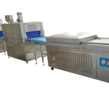 Meat Processing Heat Tunnel Shrink Wrapping Machine Packaging Line