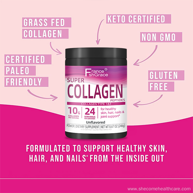 collagen peptides Promotes Hair Bone multi collagen powder