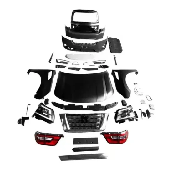 Nissan Patrol 2014-2019 Nismo Style Body Kit: Front Rear Bumper Fender Hood Headlights Taillights