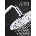 Pomme de douche ronde de 8 mm en laiton