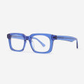 Rectangular and angular Acetate Men's Optical Frames