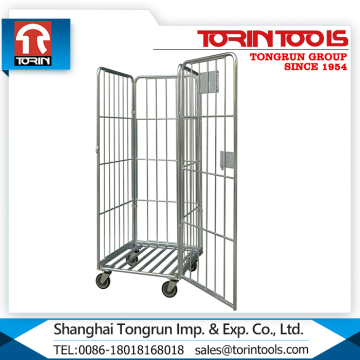 China Manufacturer Sale Portable Wire Storage Cage With Wheels