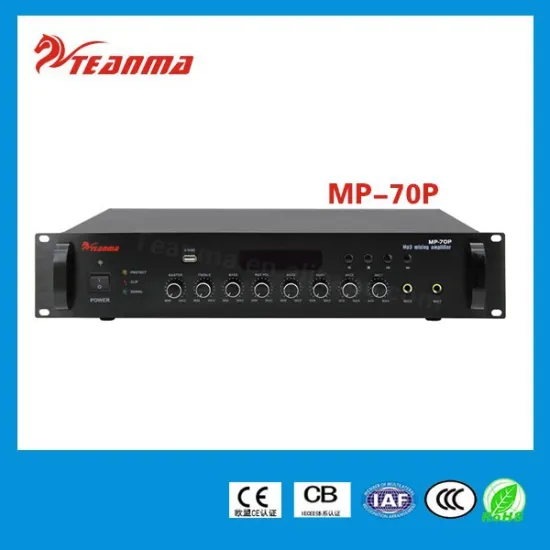 MP-70P 70W Low Price PA Amplifier with USB MP3