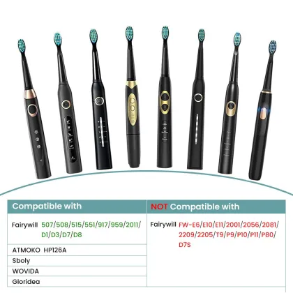 Fairywill D7 Generic Electric Toothbrush Heads