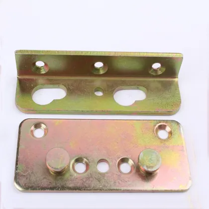 Gold Shine Factory Zinc Plated Bed Hinge for Furniture