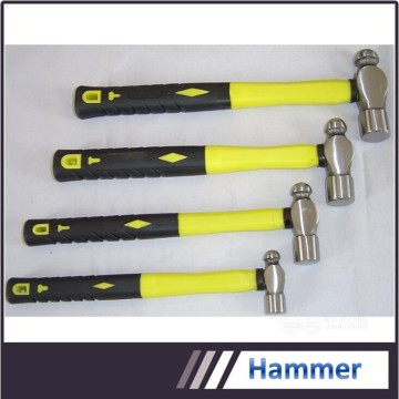 High quality 2lb ball-peen hammer with fiberglass handle from China