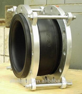 double sphere double flange end flexible rubber Joint (with fixed tie rods)