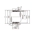 Tipo de vedação mecânica multi -mola ZB5
