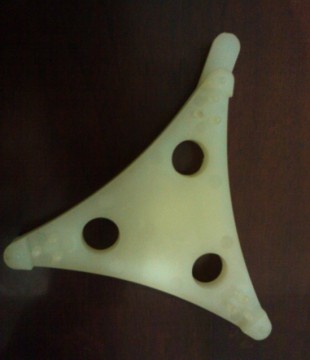 Triangle type Pan Cleaner with Tongue