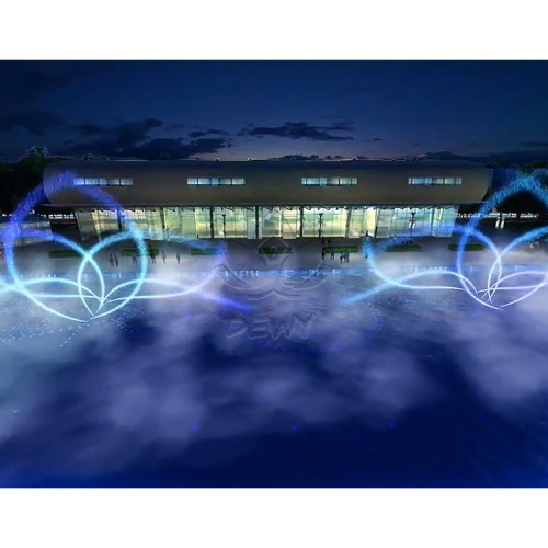 Фонтинги Strecting Street бо намоиши 3 динамикӣ