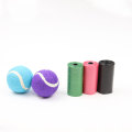 poop bags portable doggy waste green roll bag