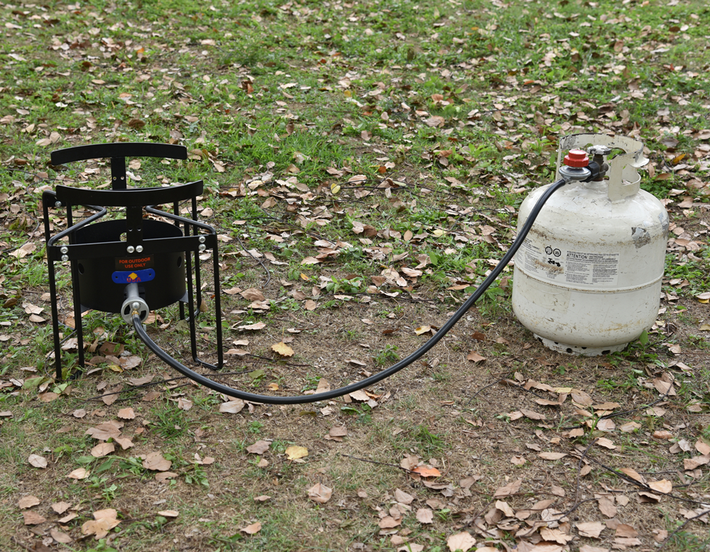 Cocina de gas propano al aire libre de alta presión al aire libre 37000BTU