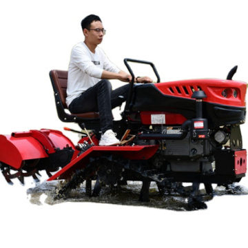 Remote Control Crawler Tractor with Rotary Cultivator