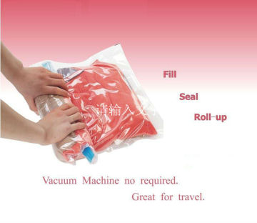 travel hand vacuum space bag
