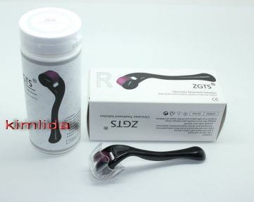 Small Titanium Zgts Derma Roller Hair Growth 2.0 Mm , 2.5 Mm , 3.0 Mm With Abs Handle