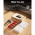 4 بسته باتری لیتیومی قابل شارژ USB-C 9 ولت 5180 میلی‌وات ساعت