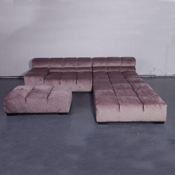 Tufty Time Modular Sofa in Pink Fabric