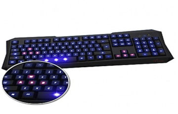 Customized 7'' Led Bluetooth Backlight Keyboard 2.9mm / 3.4mm For Laptop