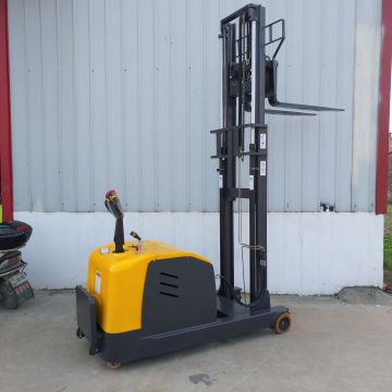 Customized Electric Pallet Forklift AGV 2T with High Lift 1.6M/2M - Stand-On Walkie Reach Truck Stacker