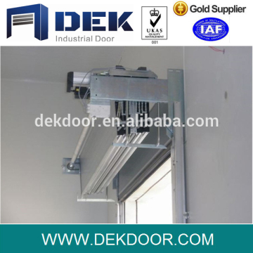 2016 new type sectional door stacks up behind the opening