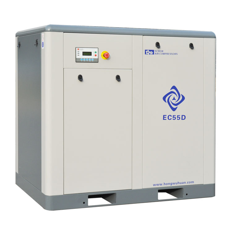 Hongkuruan EC55D 55kw เครื่องอัดอากาศแบบเกลียว