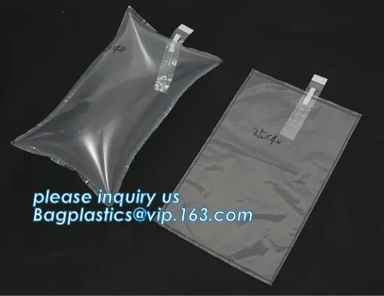 cushion pillow/air cushioning bags, inflatable beach pillow bag, toner cartridge air column bag