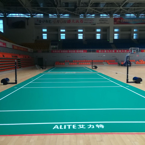 Pavimento in PVC per uso campo da pallavolo