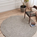 Round Circular indoor outdoor woven rug mat