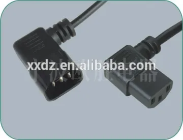 Computer Power IEC Connector Male and Female 90 Angled C13,C14