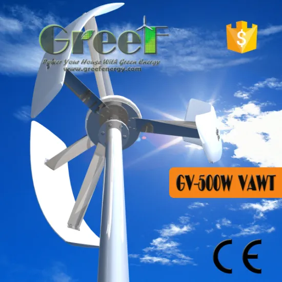 500W vertical wind generator for home use Off-grid system vertical axis wind turbine price