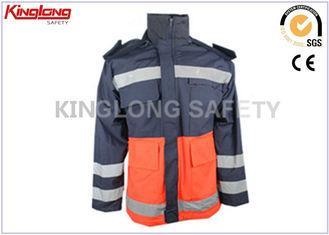 Embroidered Waterproof Safety Hi Vis Winter Workwear For Pa