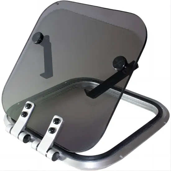 Aluminum Friction Hinge Hatch Porthole Window - 5 Sizes for Marine Boat Yacht