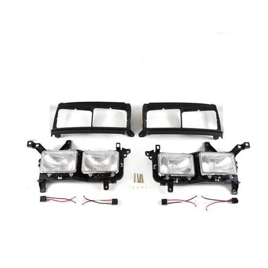 Black Head Lamp Surround Brackets for LandCruiser LC80 1990-1997