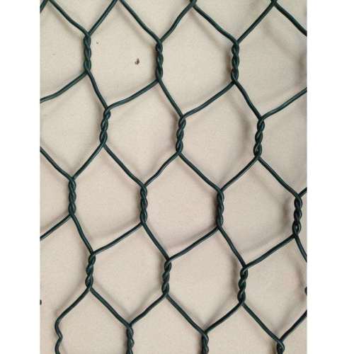 PVC-coated galvanized gabion mesh for river bed