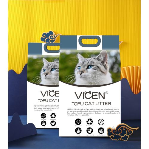 Luteras de gato tofu premium para cuidado de mascotas ecológicos