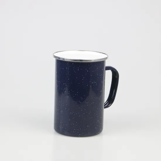 Enamel Cup Stainless Steel Rim