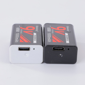 Super Powerful 9V 1000mAh LI-ION Rechargeable Battery with Type-C Charging