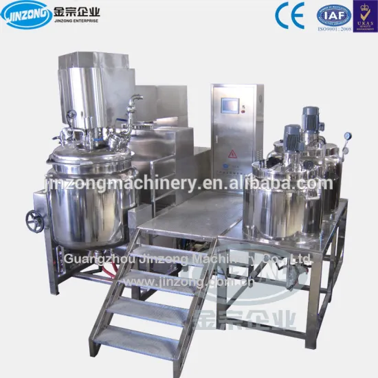 JINZONG vacuum homogenizer emulsifier machine for cosmetics