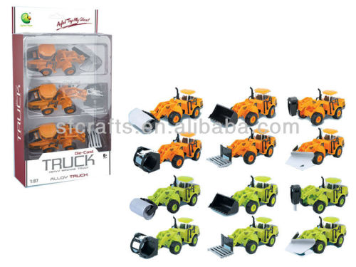 die cast toys,diecast construction truck,alloy pull back truck,Metal construction set,die-cast construction truck for children