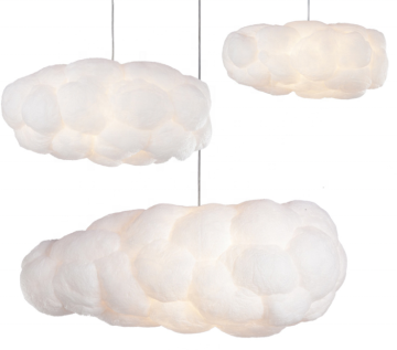 Jylighting Modern chandeliers: LED κρεμαστό φως φωτός επιπλέων λαμπτήρα σύννεφων