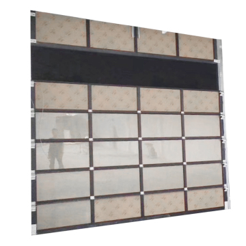 Modern Aluminum Alloy Glass Garage Door - Customized Size & Waterproof