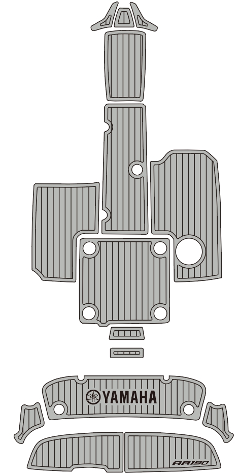 Melors EVA/PE foam boat flooring for marine decks, non-slip and CNC-friendly