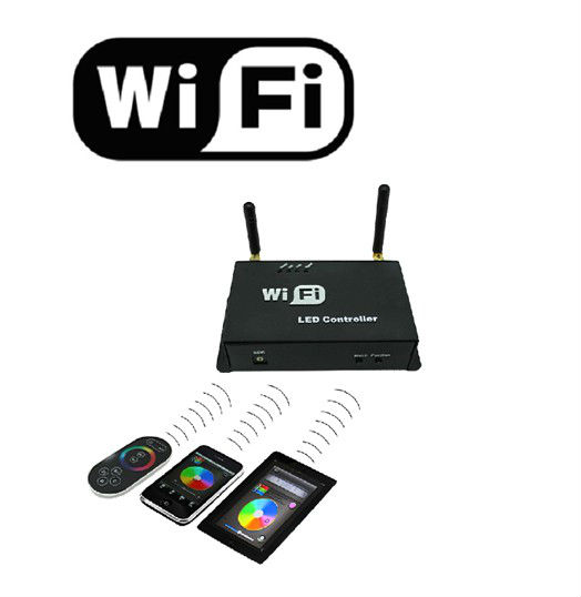 WiFi LED Controller;can be controlled by your mobile phone with Android or IOS system;4A*3channel output(YK-CON-WF100)