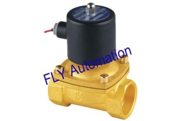 Nbr Or Viton 48v Unid 2 Ways Brass Zinc Alloy Water Solenoid Valves 2w400-40