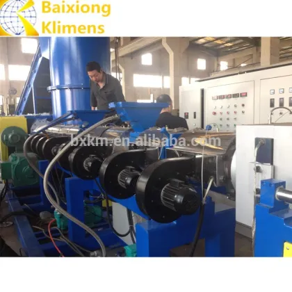 Baixiong Klimens Plastic Pellets Making Machinery Granular Machine price