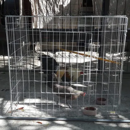 Foldable Chicken Pen Cage for Rooster Flying Pen