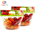 Bolso Ziplock plástico impreso aduana para el empaquetado de la fruta